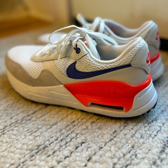Nike Air Max System White Brite Crimson Lapis Women’s Shoes - Picture 12 of 13